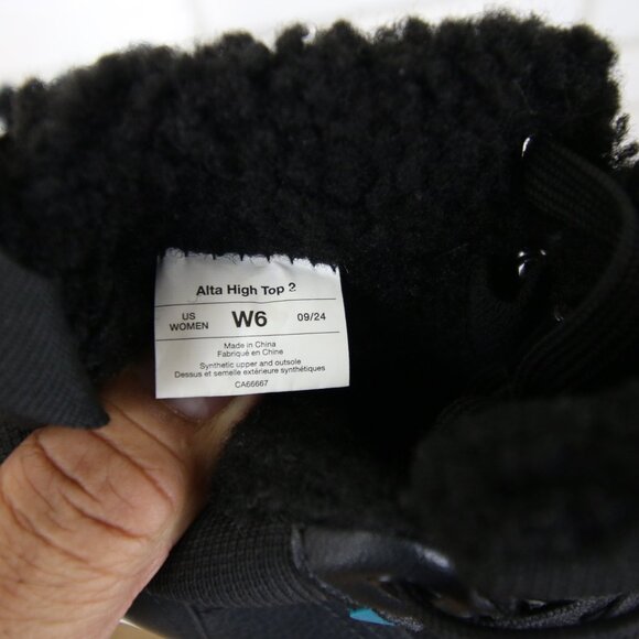 Vessi Alta Womens 6 High Top Fleece Lined Black Waterproof DymaTex Sneaker Boot - Picture 11 of 11